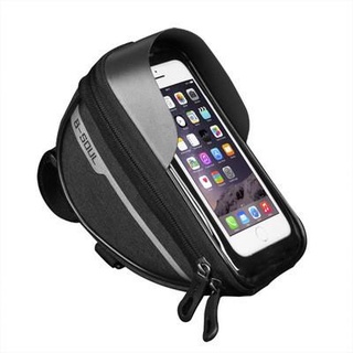 cell phone☫◆Polyester Mountain Bike Waterproof Bag Touchscreen Cell Phone Stand Pannier