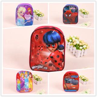 Cartoon theme ladybug girl spiderman children's schoolbag bag toy bag kindergarten bag for 3-7
