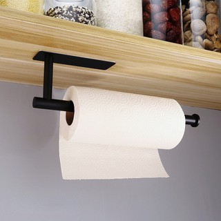 [soft]304 Stainless Steel Paper Towel Holder Self Adhesive Kitchen Bathroom Toilet Roll Paper Storag