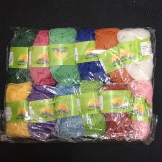 YARN Assorted colors packed of 12
