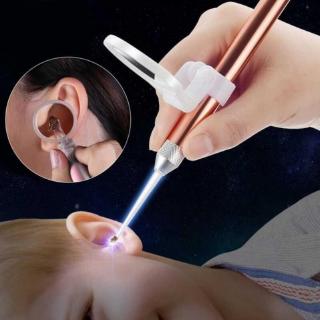 New Baby Ear Cleaner Lighted Ear Light Ear Spoon Digging Ear Picking Ear Tweezers Tool Set with Magnifier