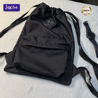 drawstring bags▧247 MAKAPL Waterproof School Gym Draw String Unisex Bag Backpack Fashion Korea