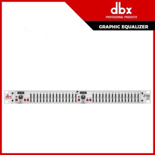 DBX 215S Dual Channel 15-Band Graphic Equalizer (Silver)