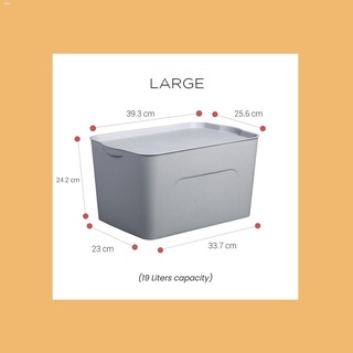 Boxes﹉LOCAUPIN 2pc Large Clothes Underwear Storage Box Organizer Plastic Container W/ Lid