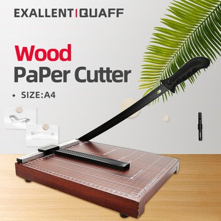 Wood Paper Cutter Office Photo Paper Trimmer Card Cutting Tools Portable Wood Paper Cutter