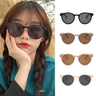 Ready Stock INS Hot Korean Fashion Women's Small Round Sunglasses Frame UV400#Tiki
