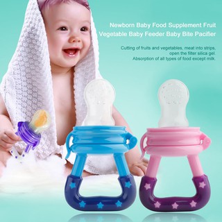 【OMB】Baby Silcone Pacifier Fresh Food Feeder Dummy Fruits