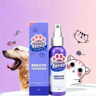 Itinatampok❉❐Pet Spray Dog Oral Care Bad Breath Teeth Cleaning Breath Fresh Plaque Remover
