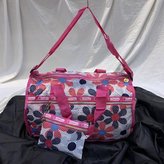 Travel Bag / Sports Bag / Large Bag / Foldable Travel Bag Floral Motif
