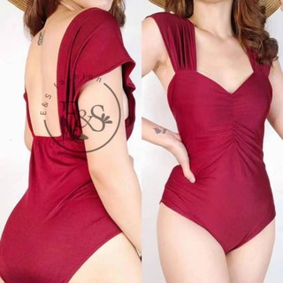【lgoh.ph】Queenie Swimsuit korean sexy one piece bikini w/ foam