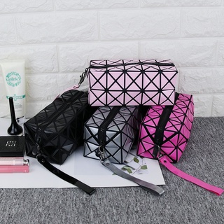 Women Bag BRO094# cosmetic bag large capacity handbag geometric rhombus bag folding Small square bag