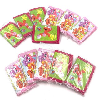 12pcs sesame street wallet for games prizes giveaways birthday partyneeds