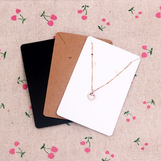 Package, toolHigh Quality 200Pcs/lot 6x9cm Kraft Jewelry Cards Paper Earrings Card Necklace Display (1)