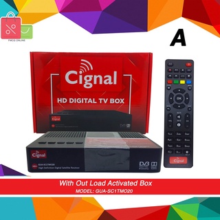 Cignal Prepaid HD Box w/ FREE 1K LOAD for 2 months (Needs Satellite