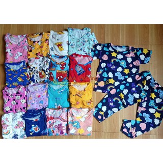 Kids Pajama Terno (0 to 10yo) Cotton Assorted Prints