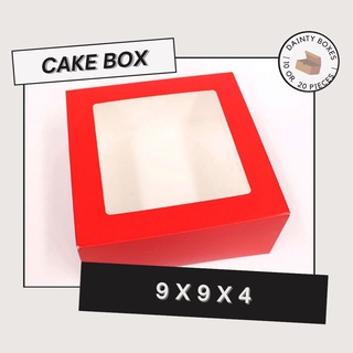 Dainty Boxes | 9 x 9 x 4 cake box (10 pieces)