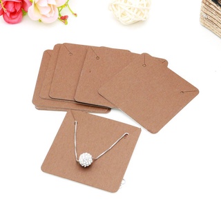 100Pcs/set Personalized Jewelry Card/Earring Card/Necklace Card Packaging Display Cards Cardboard Ear Studs Paper Card