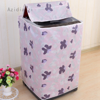 Azidianzi Home Washing Machine Dryer Cover Zippered Roller Dustproof Sunscreen Waterproof