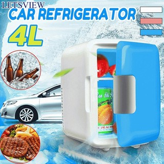 Letsview Car Cooler Portable Car / Home Mini 4L Electronic Cooling and Warming Refrigerator