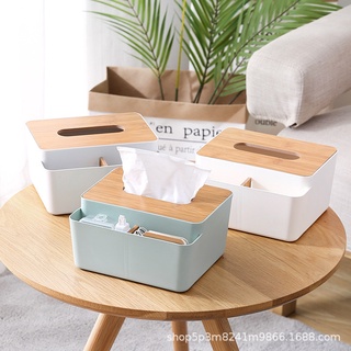 COD Multifunctional desktop tissue box, desktop storage box, living room tissue box (1)