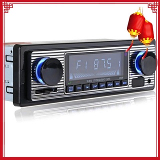 Auto Car Radio Bluetooth Vintage Wireless MP3 Multimedia Player AUX USB FM 12V Classic Stereo Audio
