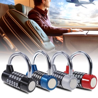 Coded Lock 4/5 Digit Password Safety Lock Wide Shackle Combination Padlock Combination Travel Securi