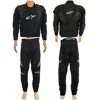 ☬Alpinestars Cycling Suit Motorcycle Racing Pants Locomotive Off-Road Anti-Fall Clothing A Star Wind