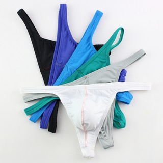 3pc/Lot Sexy Men's Underwear Classic Low Waist Thong Simple G-string Briefs for Men