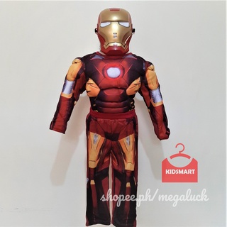 Muscle Iron Man Costume for Kids with Mask