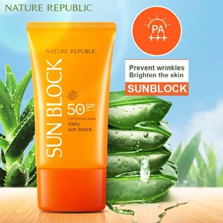 body care☽✾▪Nature Republic Tinted Sunscreen Face Sunblock Face Cream Niacinamide Whitening Moisturi