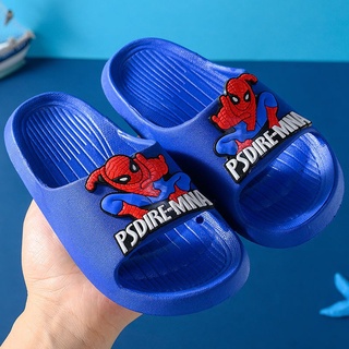 Altman Boys Slippers Xia Zhong Da Tong Soft Soled Anti Slip Cartoon Children S Spiderman Sandalsaltman Sandals (3)
