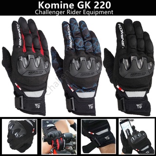 PH Stock Komine Gloves Komine GK220 Motorcycle Gloves for Motorcycle Full Finger Gloves Touch Screen