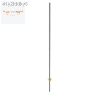 500mm T8 Lead Screw and Brass Nut (Acme Thread, 2mm Pitch, 4 Starts, 8mm Lead) for 3D Printer Z Axis