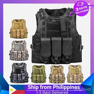 【ins】[Delivery in 3 Days] Tactical Vest for Combat Assault Plate Carrier Tactical Vest CS Outdoor Cl