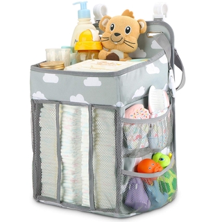 Hanging Diaper Caddy Organizer Crib Playard or Wall Nursery Organization & Baby Shower (1)