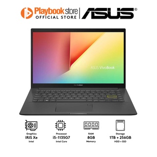 Asus K513EA-BQ354TS 15.6" i5-1135G7 8GB 1TB HDD +256GB SSD Win 10 Laptop (Black)