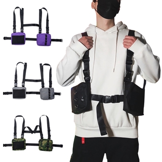 Men's Multi-pocket Oxford vest Tactical Waist pack