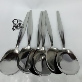 Stainless Steel serving spoon/6pcs large scooper spatula Buffet sering spoons rice paddle sandok