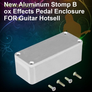 FRANCESCO Aluminum Stomp Box for Guitar Musical Instruments Guitar Effects Case Accessories 1590B Style Storage Holder Enclosure Effects Pedal