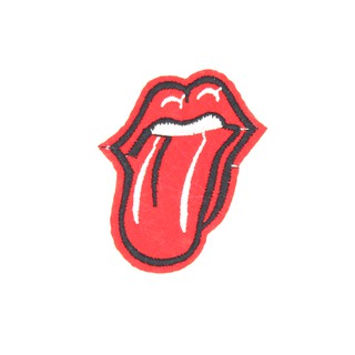 Rolling Stones Tongue Lips Iron On Sew On Patch Applique DIY