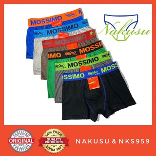 12&6Pieces Men's Cotton Boxer Briefs High Quality Underwear Mossimo