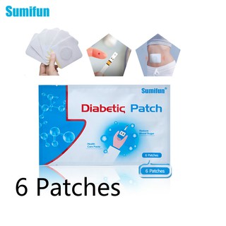 Sumifun 6Pcs Diabetic Patch Stabilizes Blood Sugar Balance Glucose Content Natur