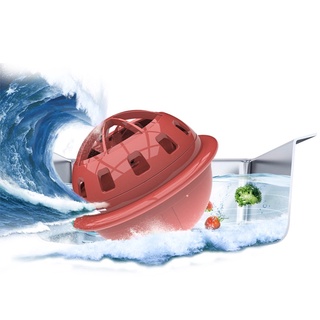 Portable Mini Washing Machine, High Pressure Vibration Turbine Washer Dishwasher with USB Powered Portable Ultrasonic Turbine Removes Dirt for Kitchen