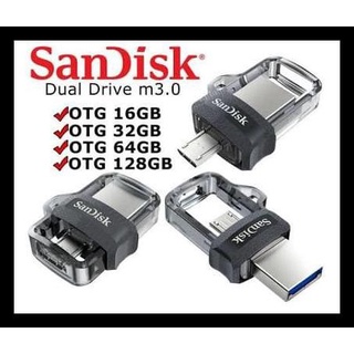 Sandisk Ultra Dual Drive M3.0 Usb 3.0 16Gb Sandisk Otg Usb Flash Drive 150Mb/S