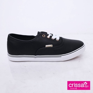 【Available】Crissa Steps Ladies Lace Up Shoes CSC06-0748 (Black)
