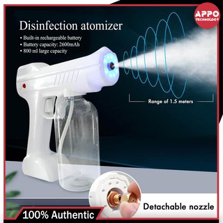 800ML wireless/wired disinfection atomizer nano spray gun sprayer disinfection sprayer