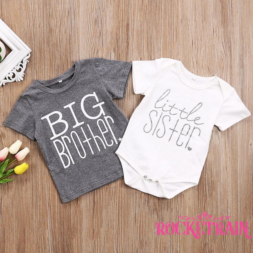 Mu♫-Big Brother Little Sister Kids Toddler Boys Baby Girls