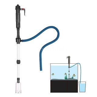 Ready Stock 3000pcs F&T Electric Aquarium Fish Tank Water Changer Sand Washer Vacuum Siphon Operated Gravel Cleaner