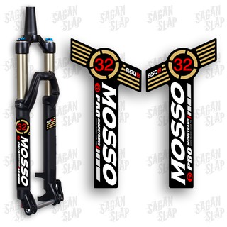 Vinyl Mosso Design Sticker Set for Fork Bike Accessories