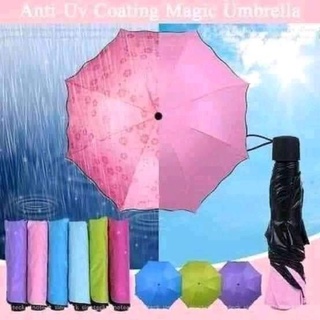 COD Magic UV Folding Sun Rain Windproof Flowering Magic Umbrella